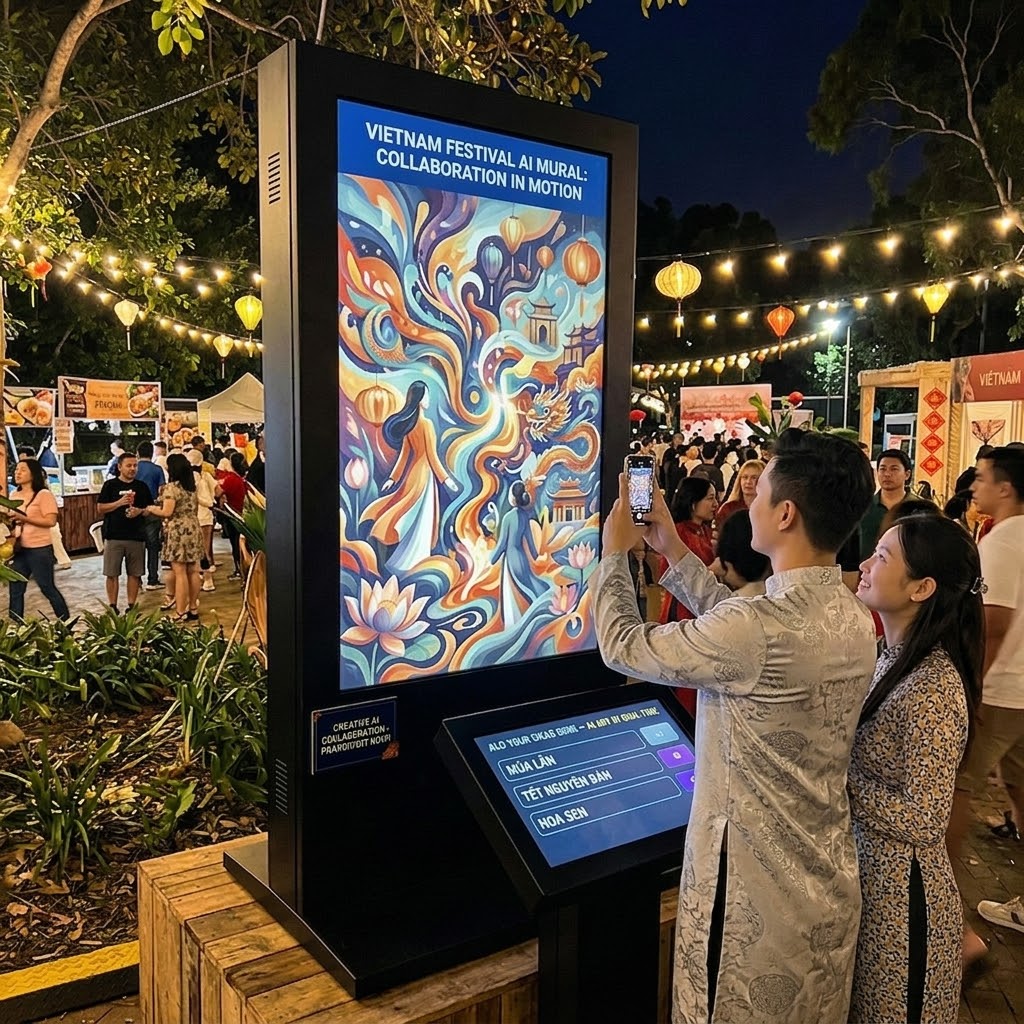 AI Mural Creator: Hoàn thiện tác phẩm chung