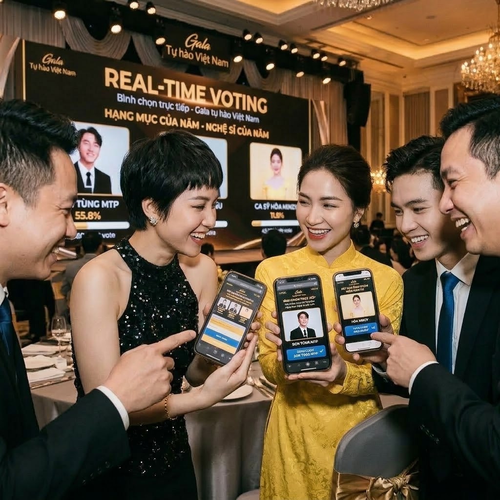 AI Voting Wall: Công bố và lưu dữ liệu