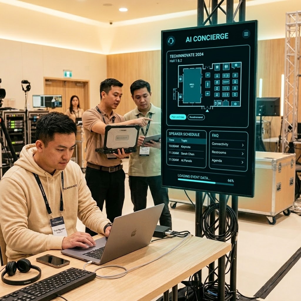 AI Concierge: Nạp thông tin event