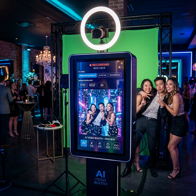 AI Video Booth: Quay & AI edit
