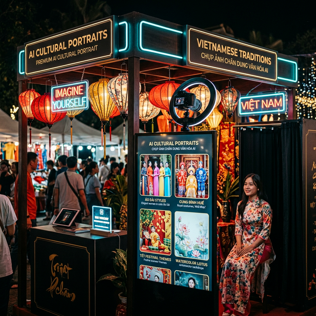 Photobooth Áo Dài: Chọn cultural theme