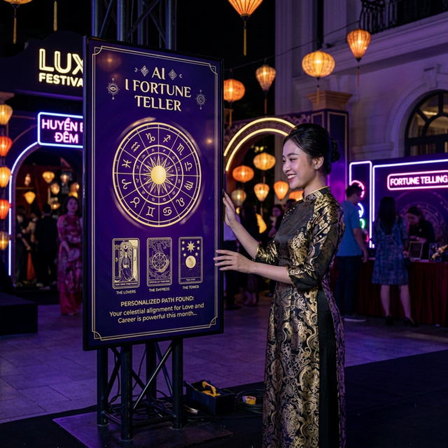 AI Fortune Teller: Khách trải nghiệm